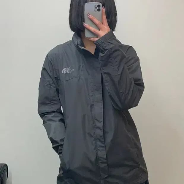 미디움 노스페이스 나일론 윈드러너 바람막이 자켓