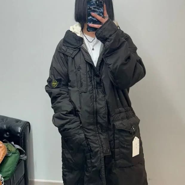 빈티지 스톤 아일랜드 2003 가을/겨울 파카 재킷