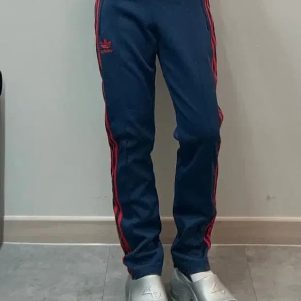 95 아디다스 유로파 트랙 팬츠 네이비 레드