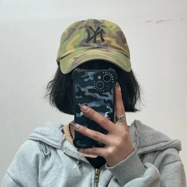 OS MLB 뉴욕 양키스 빈티지 카모 볼캡