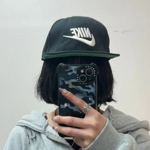 OS 나이키 드라이핏 자수 로고 스냅백