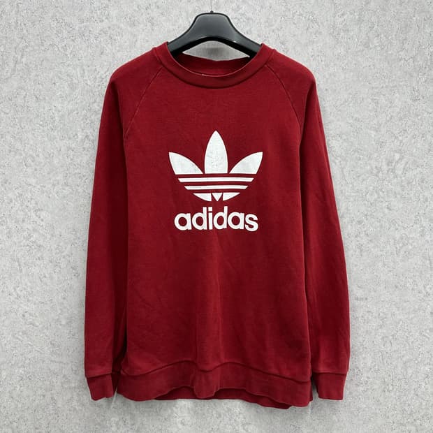 3XL 아디다스 남자 빅로고 맨투맨