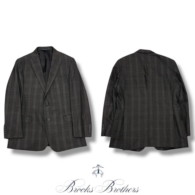 브룩스브라더스 체크 블레이저 s08792
