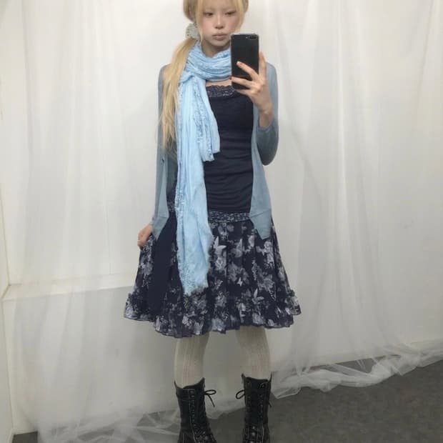 ✿ 블루 플라워 페어리 코디 set ✿