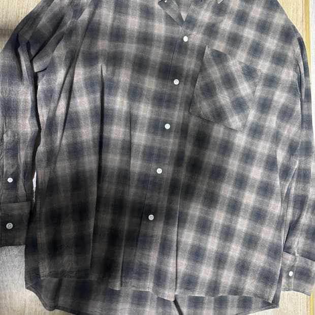 자라 체크셔츠