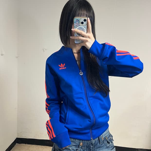 Adidas Blue Superstar Track Jacket
