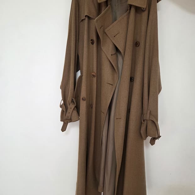 오라리 캐시미어 트렌치코트