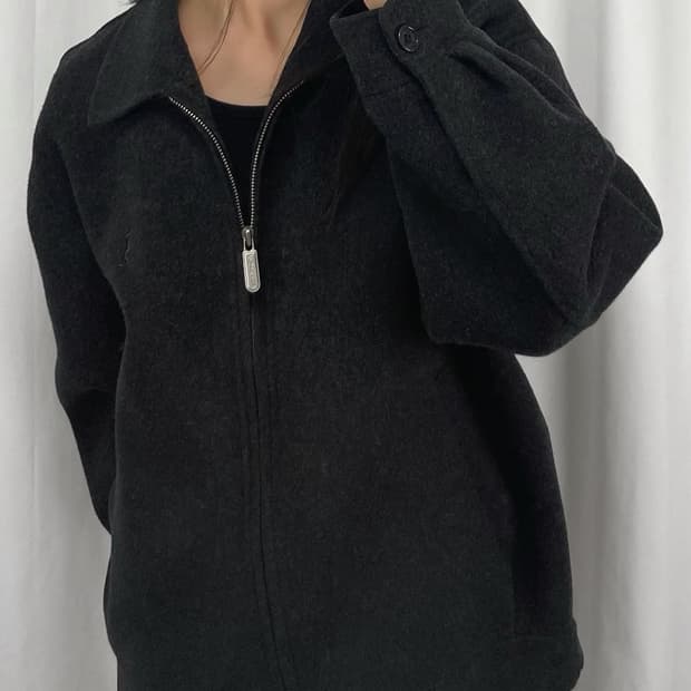 입생로랑 울 블루종 자켓