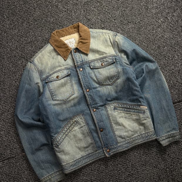 캘빈클라인 아카이브 데님 아메카지 트러커 자켓 2280