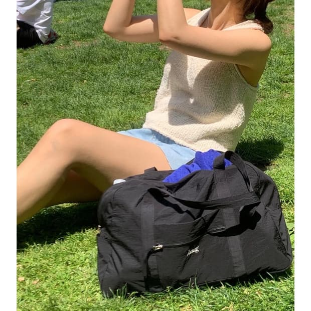 미개봉,새상품:)헤이그 duffel bag(더플백)-블랙
