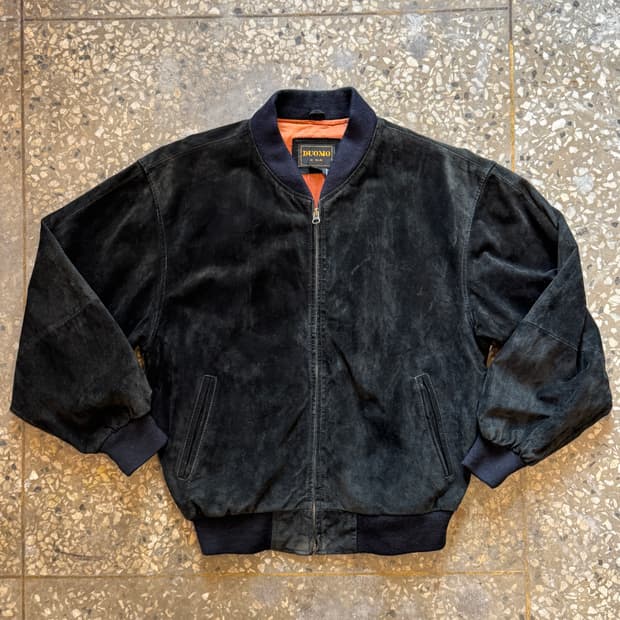 90~00s 카우하이드 스웨이드 봄버자켓(O68)