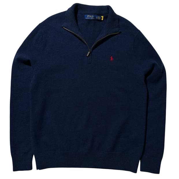폴로 랄프로렌 울 하프집업 니트 (신형QR)