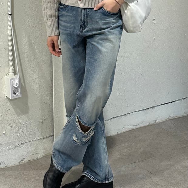 M / 렉토 디스트로이드 청바지