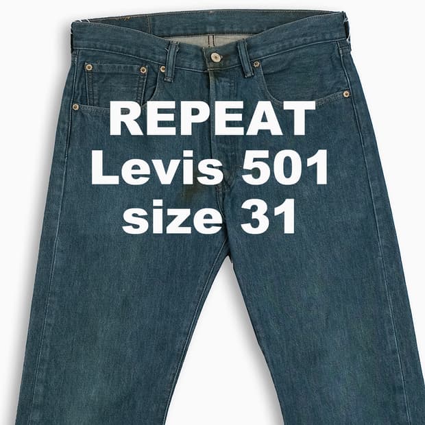 빈티지 리바이스 501 진청 31 인치 LV50132428