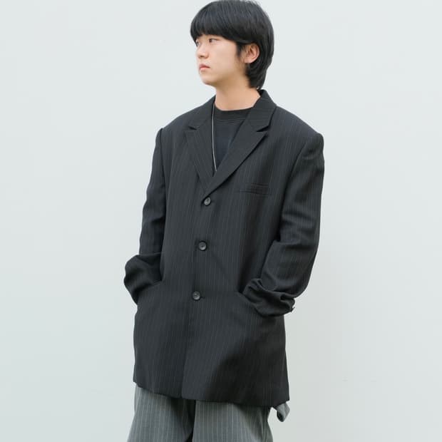 올드 우영미 90s 아카이브 이태리 울 오버 자켓