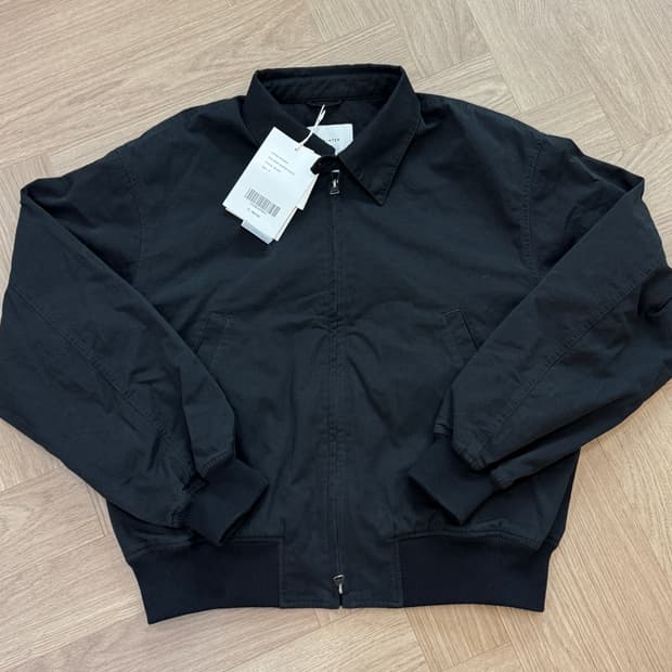 셔터 26SS 카라 탱커 자켓 블루종 - 블랙 M