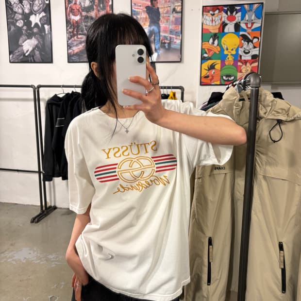 스투시 구찌 패러디 반팔