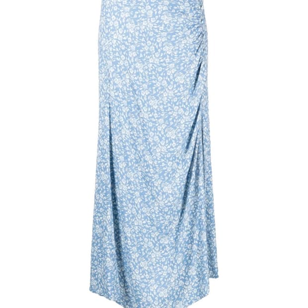 리포메이션 플라워 롱 스커트