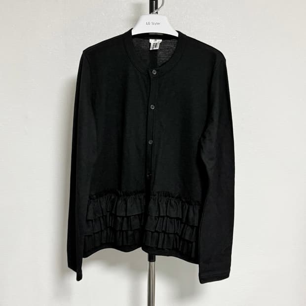 20aw 느와케이니노미야 꼼데가르송 프릴 울 가디건 m