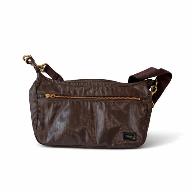 Porter shine shoulder bag (brown) 