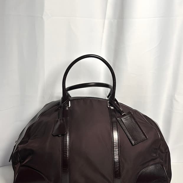 프라다 Prada 나일론 & 레더 보스턴 백 골프백 보스톤백