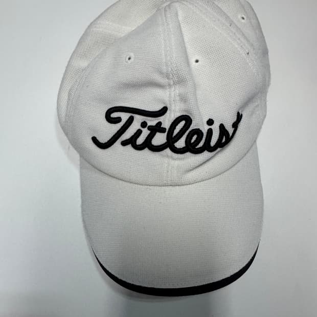 정품!! 타이틀리스트 골프 필드 화이트 모자