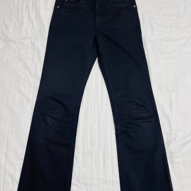 리바이스재팬 517 블랙진 부츠컷 벨바텀