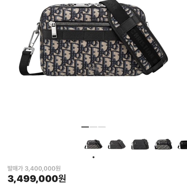 디올 오블리크 사파리 메신저백