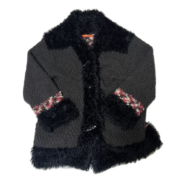 빈티지 Vintage Nordic Fur Cardigan
