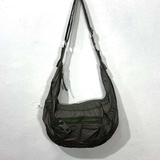 DIESEL Nylon Crescent Bag