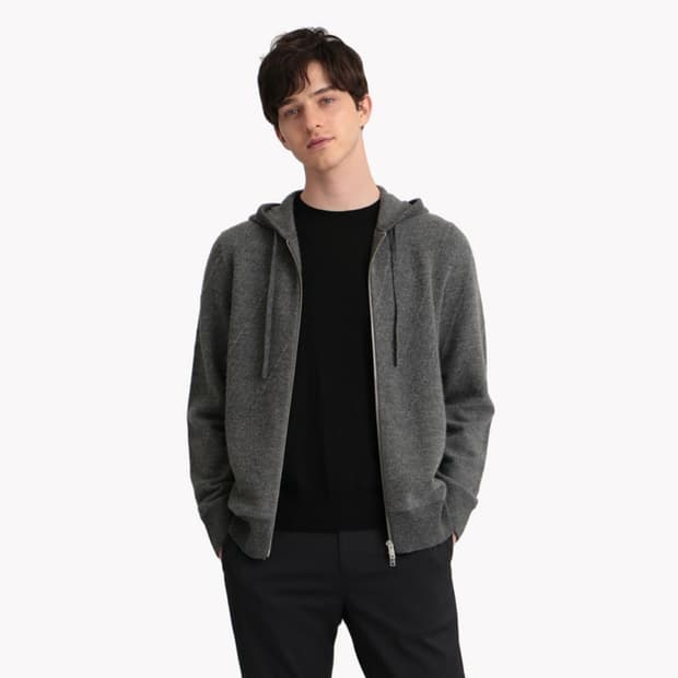 띠어리 에버울 후드 집업