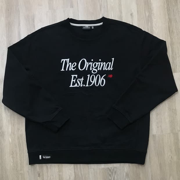 New Balance 뉴발란스 맨투맨 XXL 110사이즈 블랙