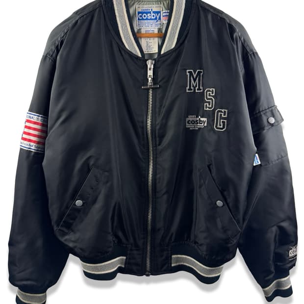 90S USA COSBY 나일론 스카치 바시티 자켓2317