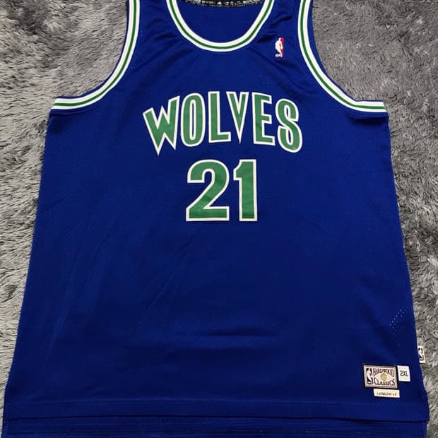 [[2XL(120)] 아디다스 NBA WOLVES 가넷 21 스윙맨 져지