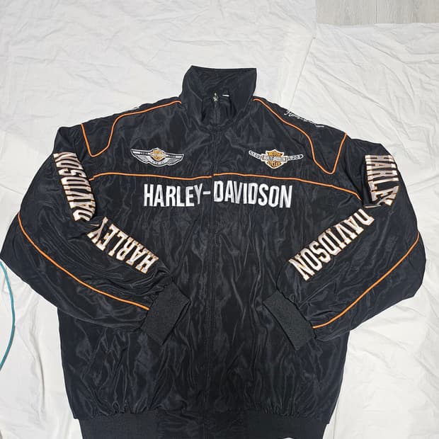 할리데이비슨 봄버 바시티 자켓 XXL