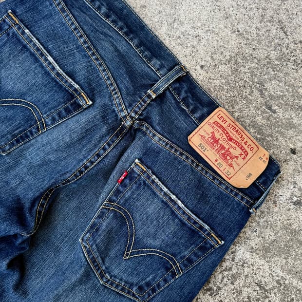00s 리바이스 XX 501 오리지날 핏 데님팬츠