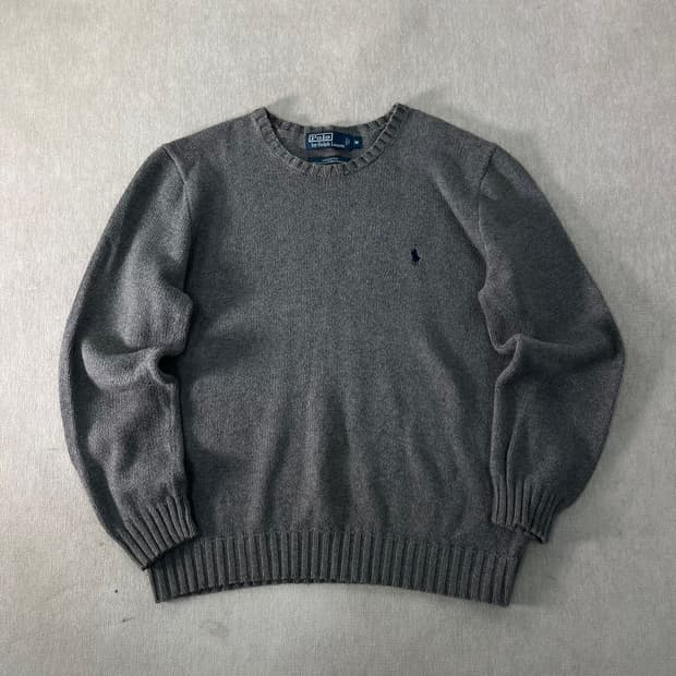 95 폴로랄프로렌 그레이 코튼 니트