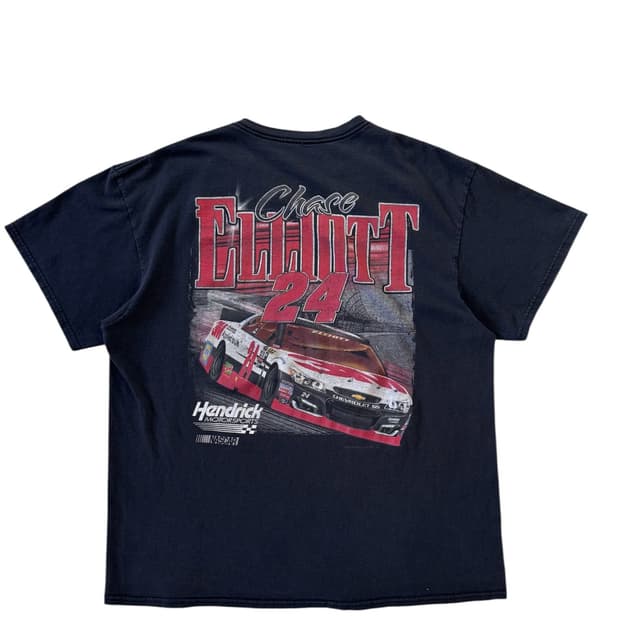 NASCAR 프린팅 반팔티셔츠