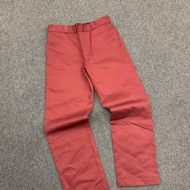 디키즈X인디펜던트 버건디 치노팬츠