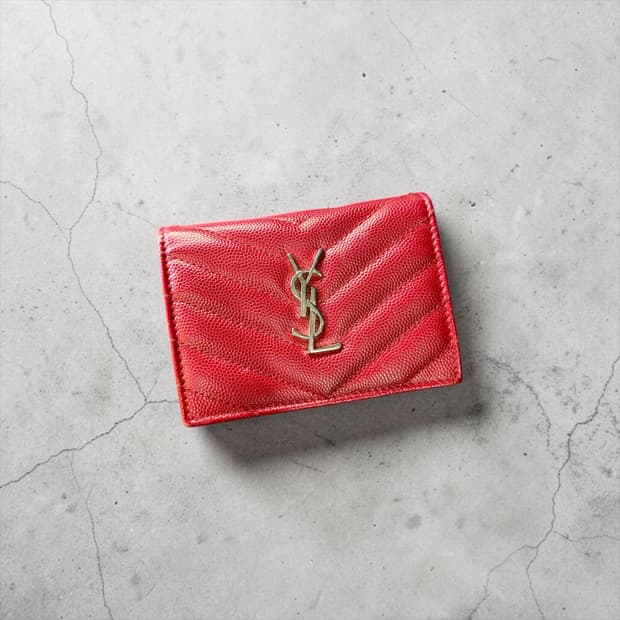 .생로랑 모노그램 마틀라쎄 컴팩트 반지갑