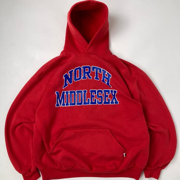 90s Russell Hoodie (red)