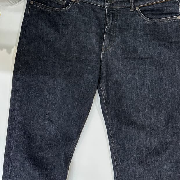 로로피아나 쿠아로나 블랙 데님팬츠 36