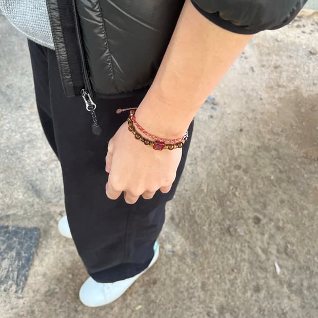 핸드메이드 체코 비즈 팔찌