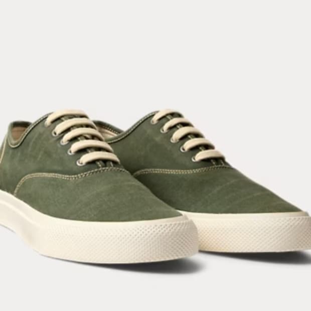 더블알엘 rrl 캔버스 스니커즈 11.5D