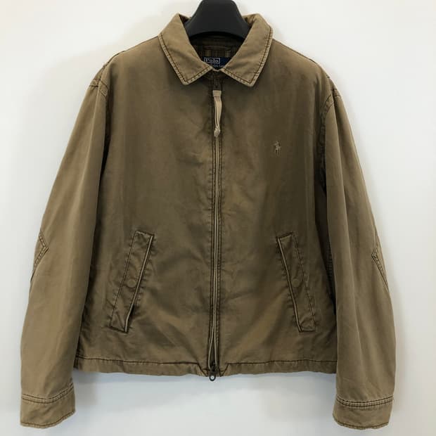 폴로 랄프로렌 빈티지 코튼 쉘 해링턴 스윙자켓 XXL