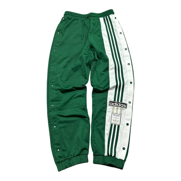 ✨ (바배) 아디다스 그린 아디브레이크 사이드버튼 트랙 팬츠 