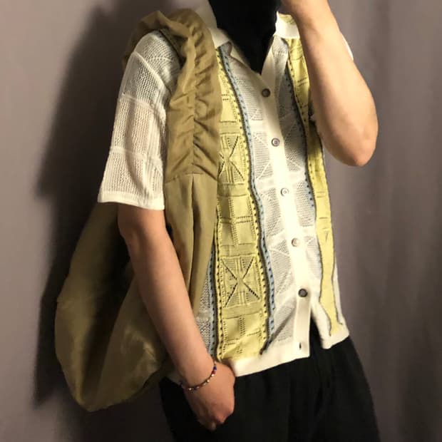 캐피탈 12G 크로쉐 니트 테네시 알로하 폴로