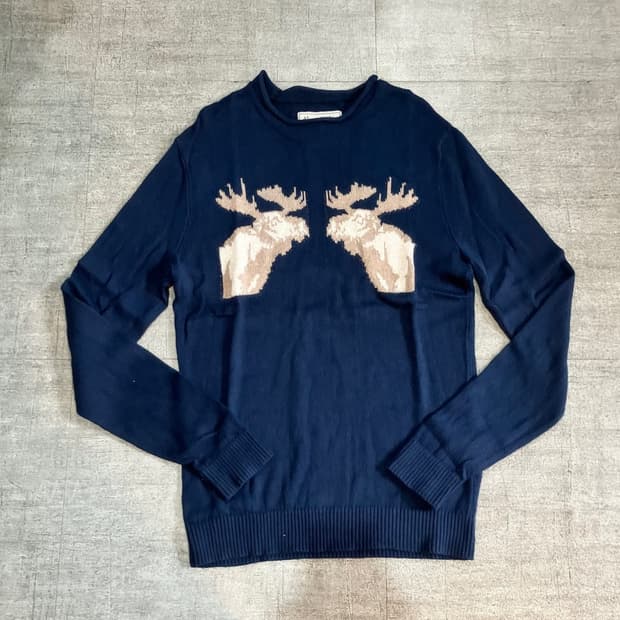 Abercrombie 아베크롬비 올드스쿨아메카지 혁오 00‘s 니트스웨터