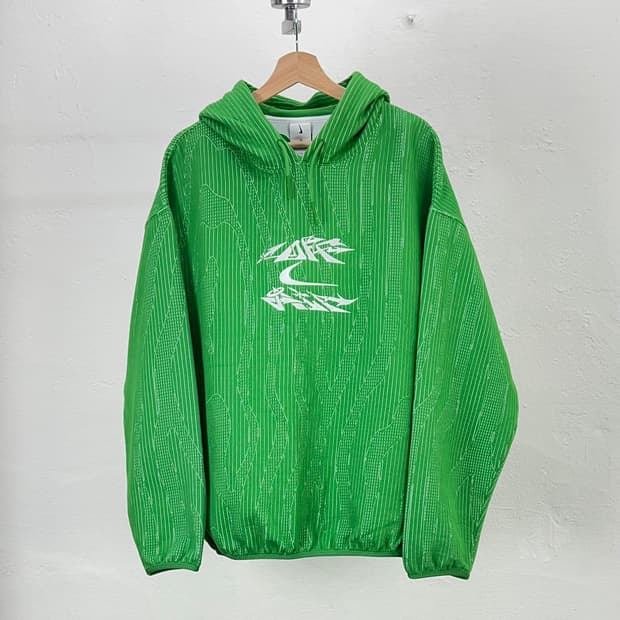 나이키 x 오프화이트 23fw 엔지니어드 후드 켈리 그린