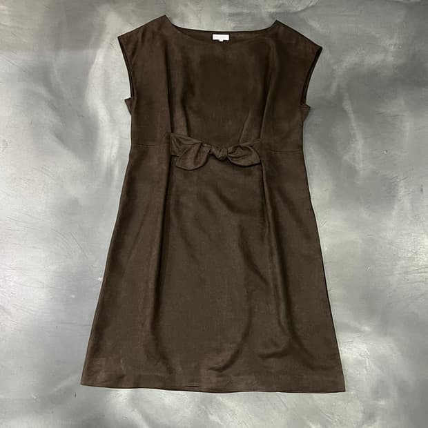  맥킨토시 필로소피 리본 슬리브리스 원피스 y15796